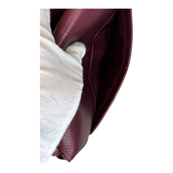 CARTIER Must Line Shoulder Bag Bordeaux leather Women - Picture 4 of 9